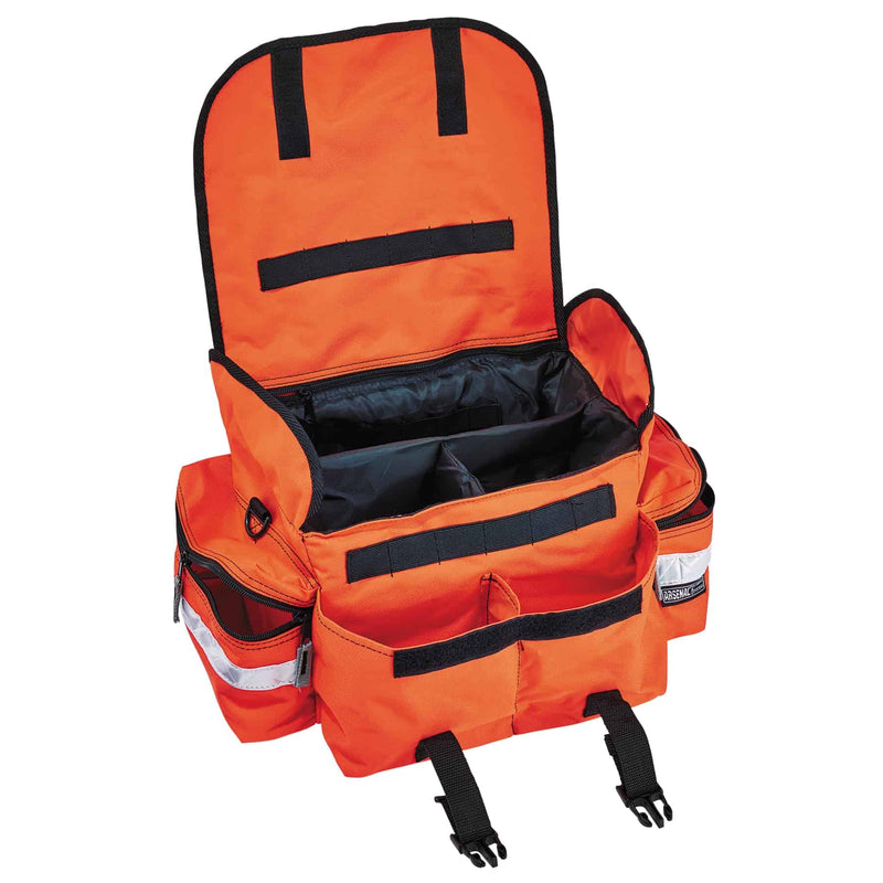 Ergodyne Arsenal 5210 Small Medic First Responder Trauma Duffel Bag with Shoulder Strap, Orange First Responder EMS Jump Bag - Polyester - 15L