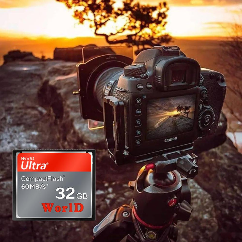 CompactFlash 32GB Memory Card 60MB/s SDCFH Camera CF Card UDMA, HCF32GB