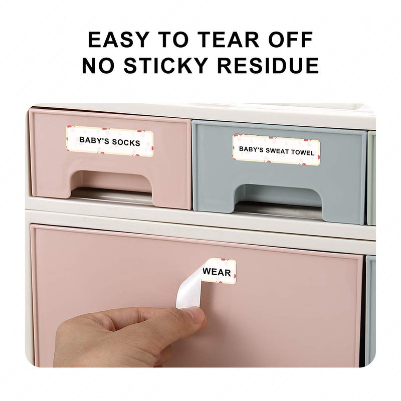 [Australia - AusPower] - Label Maker Tape NIIMBOT 2021 D11 Adapted Label Print Paper Glossy Standard Laminated Office Labeling Tape Replacement (5 Colors) 5 Colors 