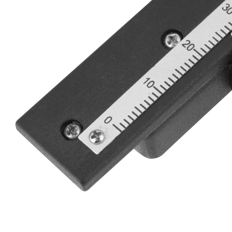 Professional Clip-on Mechanical Microscope Movable Table, Microscope Accessories XY Movable Table Vernier Caliper with Scale for Microscope