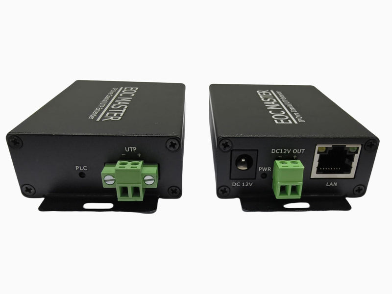 IP Extender Over Coax Kit,UTP to 10/100Base-TX Port Ethernet Extender Set Over Coaxial Cable (EoC) for IP Security CCTV Cameras,Up to 1640FT (U500)