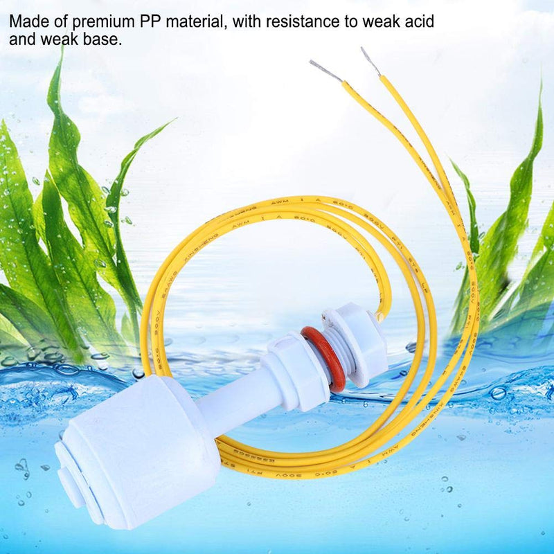 Pack of 5 Float Switch Liquid Water Level Sensor PP Plastic Float Switch Water Tank Pool Liquid Level Sensor Controller Blue