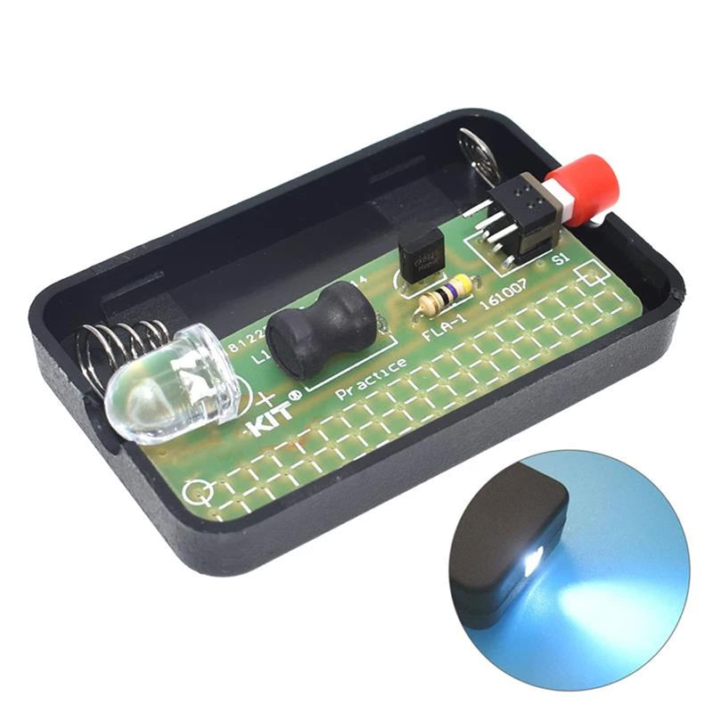 Torch DIY Soldering Kit 2 Pieces, Funny DIY Electronic Kit Soldering for Beginners, Students and DIY, Electronic Practice Pack of 2