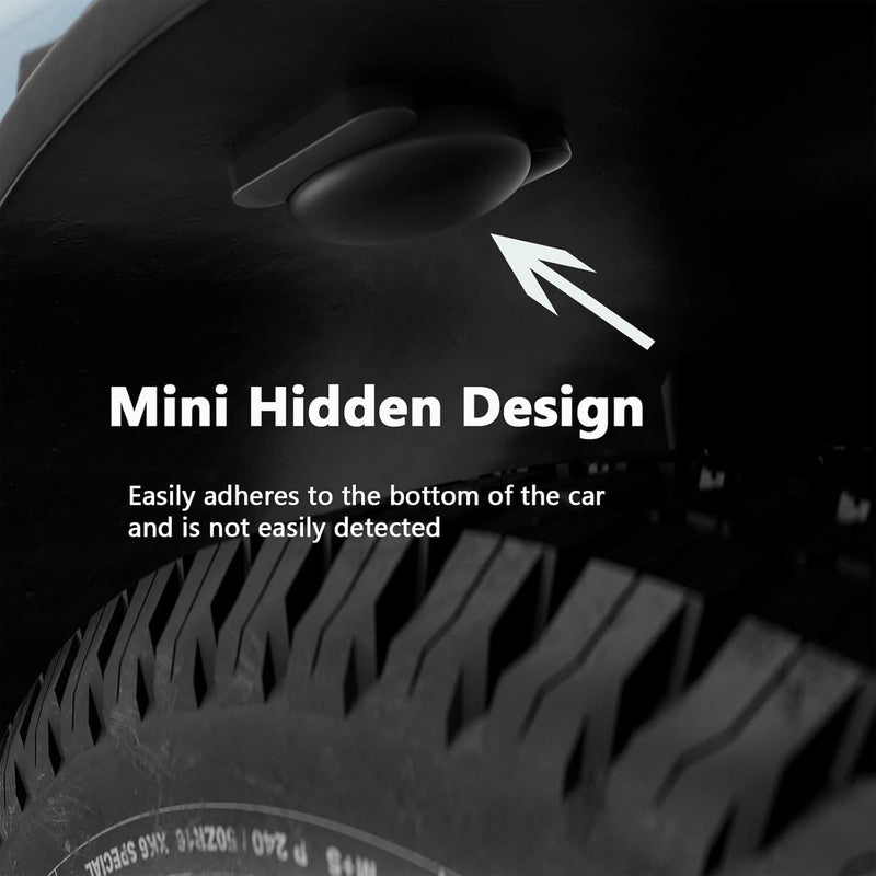 Car GPS Tracking Device for Vehicles,Cars etc,1PCS Real Time GPS Tracker for Vehicles Work with Find My (iOS Only),Mini Hidden Car Tracker with Magnetic Waterproof Case,No Monthly Fee(Black) Magnetic Car Tracker (Black, 1PCS)