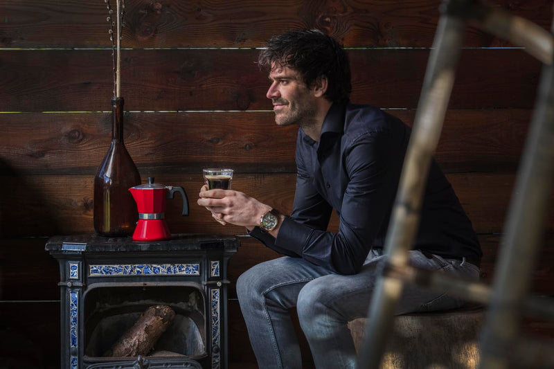 Leopold Cafetera Espresso 6 tazas Tivoli-roja (Induccion)