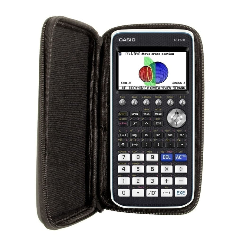 WYNGS Protective Case for TI 84 Plus/TI 83 Plus/Casio FX-9860GII / Casio FX-9750 GIII/Casio PRIZM FX-CG 50 Graphing Calculator in blue TI 83/84 Plus / Casio 9750/9860 GIII / Casio CG 50