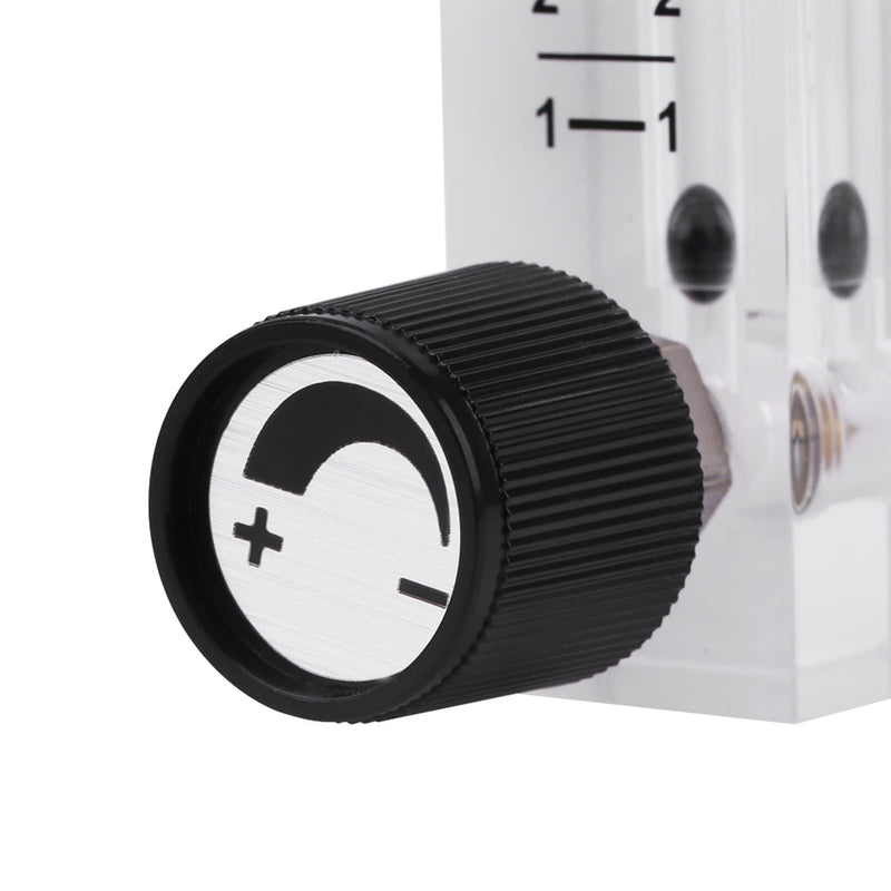 Gas Flow Meter, Flow Regulator, Air Flow Meter, Gas Flowmeter, 1-10LPM, Oxygen Flow Meter, Flow Meter with Control Valve, Control Valve for Measuring Gas Flow for Oxygen Air