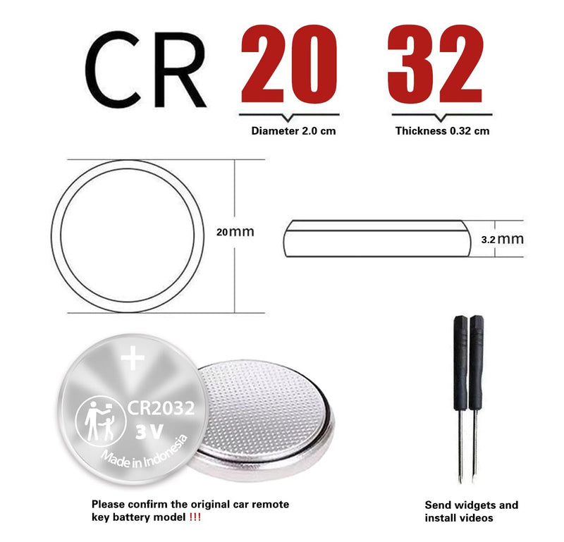 (2Pack) CR2032 Remote Key FOB Battery OEM case Shell Replacement for Mazda 2019-2021+ 3 6 CX-30 CX-5 CX-9 MX-5 Miata RF CX 30 5 9 Smart Key Remote Keyless Fob fits with FCC ID: WAZSKE11D01,WAZSKE13D03