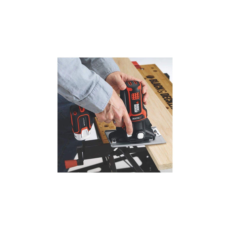 BLACK+DECKER MATRIX Trim Saw Attachment with 3-3/8 Inch Carbide Blade 24T (BDCMTTS)