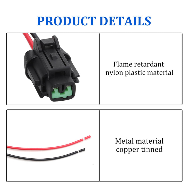 Ambient Air Temperature Sensor Connector Pigtail Compatible with Nissan Teana 2002-2021 Series 1B858 6185-0865 6918-1774