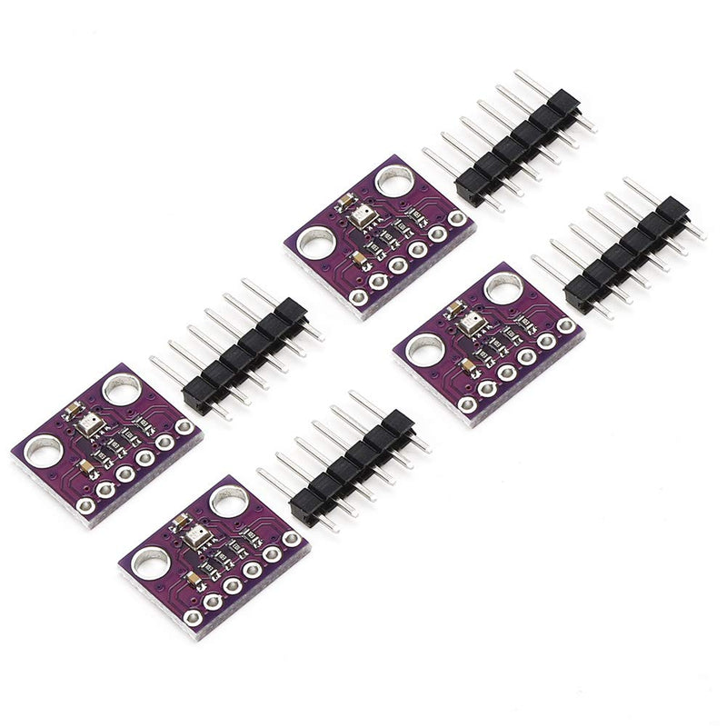 4PCs Atmospheric Pressure Sensor Module Temperature Humidity Digital Barometric Pressure Altitude Sensor GY-BMP280-3.3 Synthetic Cardboard