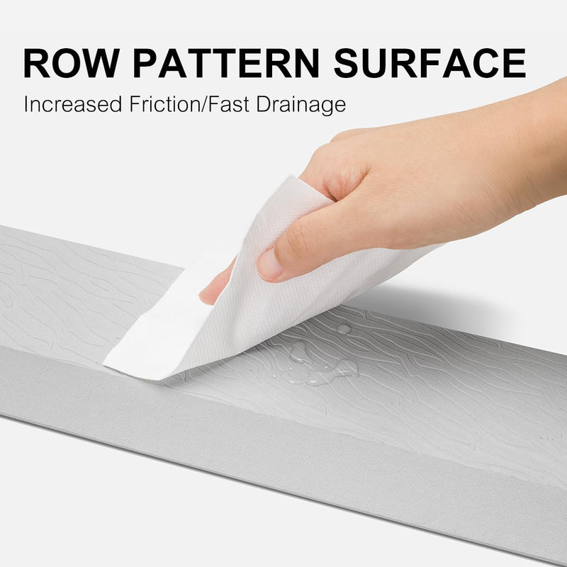 WOOWAVE Boat Coaming Bolster Pads with Adhesive Backing EVA Foam Coaming Bolsters for Boat During Long Voyages and Fishing 4.5 inches X 37 inches X 20mm, 2 Pack Gray