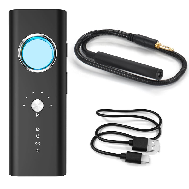 Hidden Camera Detectors for Travel, Anti Spy Detector, GPS Tracker Detector for Cars, Portable Bug Detector, RF Signal Finder for Hotel Home Office Bathroom Car Airbnb R35-1