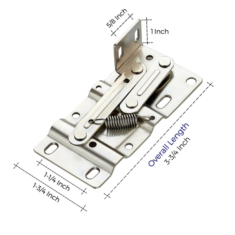 Ravinte 3 Pair Tip Out Tray Hinges Kitchen Cabinet Hinges Self Closing Cabinet Door Hinges Kitchen Cabinet Door Satin Nickel Durable Easy Install Bathroom Sink Front Drawer Hardware