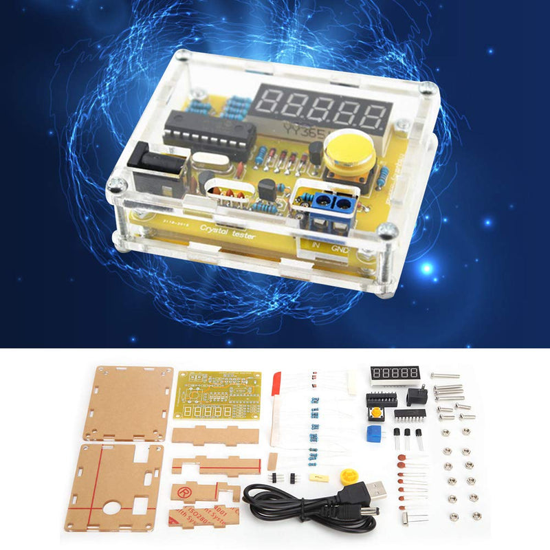 1Hz-50MHz Frequency Counter Module Quartz Oscillator Tester Module DIY Kit 1Hz to 50MHz Frequency Range Measuring