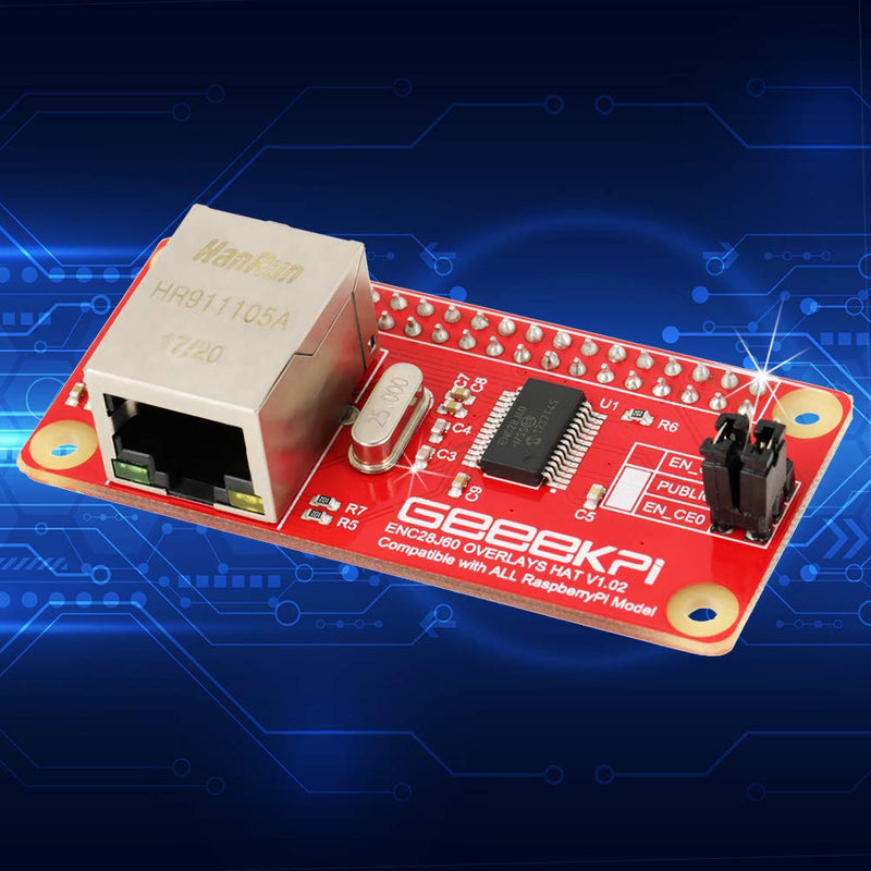Bewinner ENC28J60 Ethernet LAN Network Module - Specially Design for Zero/W - Easy to Assemble, Easy to Setup - Allows for Zero to Access The Network Smoothly