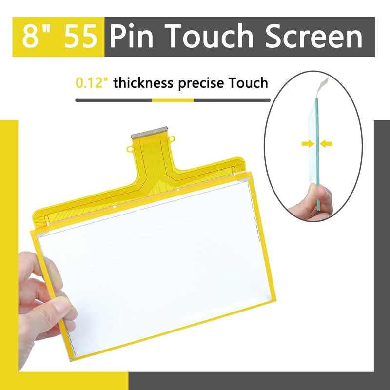 8" 55 Pin Touch Screen Glass Digitizer Compatible with 2015-2018 Suburban Tahoe Colorado Silverado Canyon Sierra MYLINK Navigation Raido DJ080PA-01A DJ080PA-01G