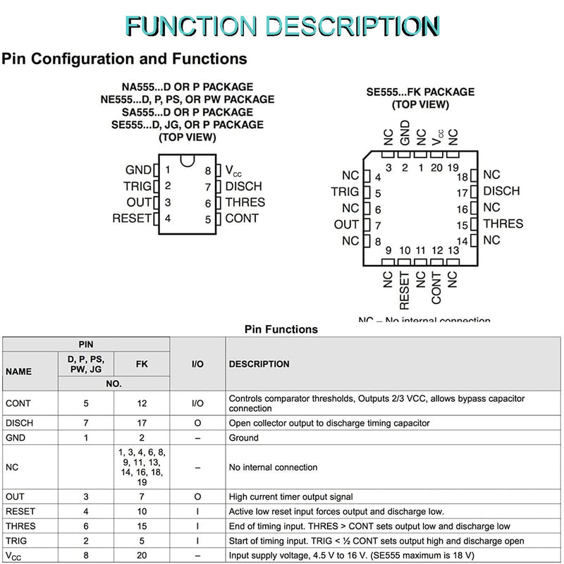 Youmile 50 pieces NE555P Precision Timer Single NE555 Timer IC NE555P Pulse Generator Single Bipolar DIP-8 + 50 pieces NE555 DIP-8 Socket