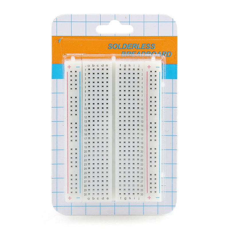 Hailege 10pcs 400 Ties Mini Solderless Breadboard Universal 400 Contacts Solderless Breadboard 400 Points Prototyping Shield
