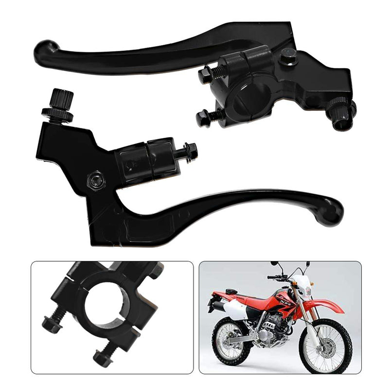 Left & Right Handle Bars Brake Clutch Handle Lever Perch Replacement for Honda C200 CR100 CR250 CR80R CRF100F CRF250L CRF450R XL100 XL250 XR100 XR250