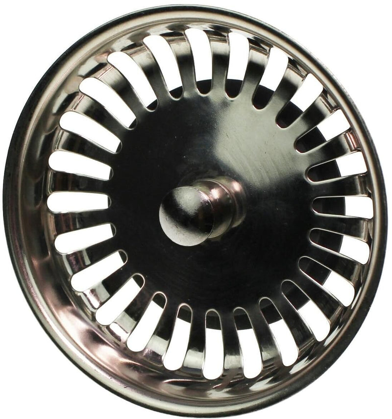 Blanco sieve basket with spigot for eccentric operation stainless steel, 8,2 cm | Diameter = 82 mm (24 slots) VI | Diameter 8.2 cm Single