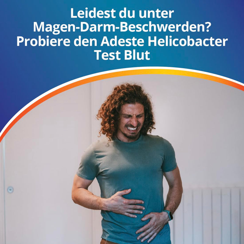 ADESTE Helicobacter Pylori Test Blood | Helicobacter Test | 10 Minutes | Helicobacter Pylori Blood Test | Detects Antibodies in Blood | 93% Accuracy | CE Certified | Easy to Use