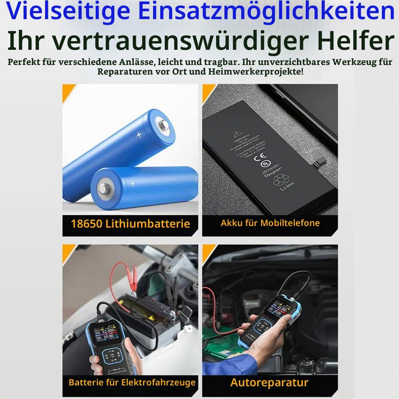 DollaTek Resistance Tester High Precision Internal Resistance Tester Lithium Battery Internal Resistance Meter 0V-±100V 0-200Ω