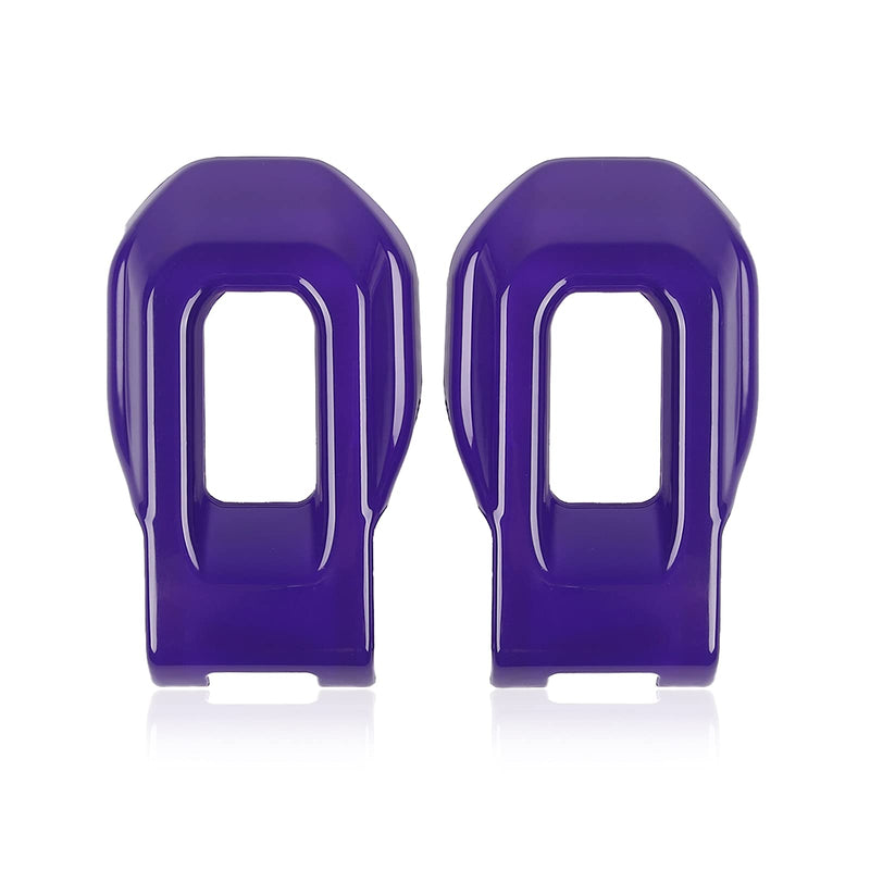 Voodonala for Jeep JL ABS Hood Latches Engine Buckle Bonnet Fastener Engine Cover Decor Trim Protction Cover for 2018-2024+ Jeep Wrangler JL JLU Gladiator JT Exterior Accessories Purple 2pcs