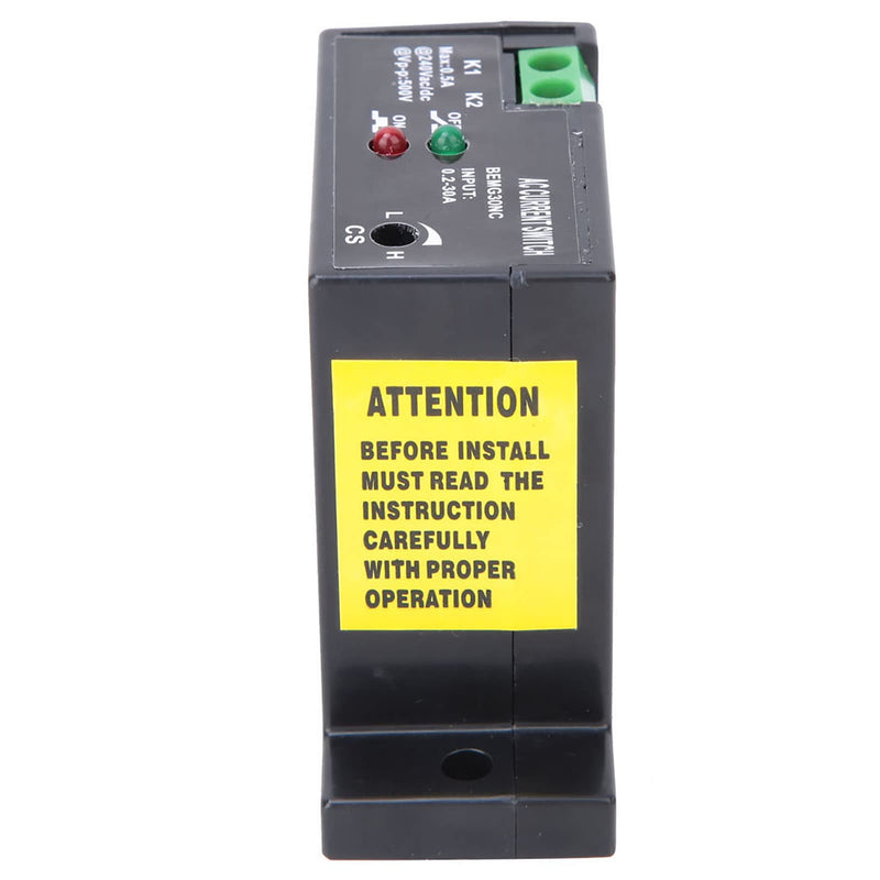 BEMG30NO BEMG30NC Adjustable AC Current Measurement Switch 0.2-30A For Controlling Automated Industrial Equipment and Power Monitoring Devices(Normally Closed)