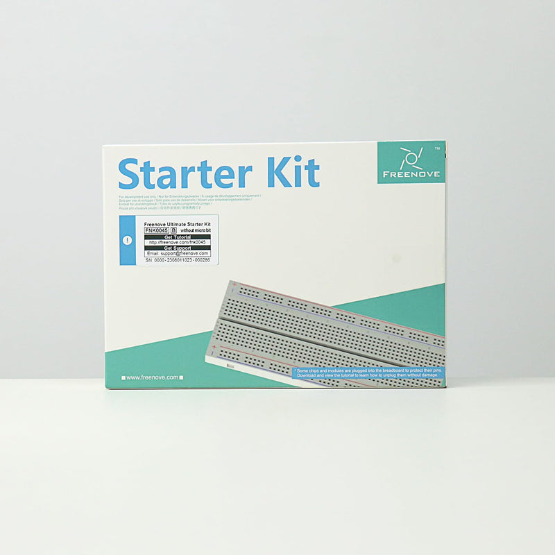 Freenove Ultimate Starter Kit for BBC Micro:bit (Not Included, Works with V1 & V2), 316-Page Detailed Tutorial, 224 Items, 44 Projects, Blocks and Python Code Without micro:bit