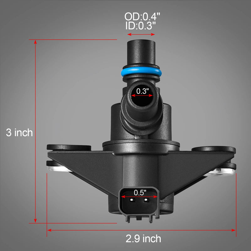 Evaporative Emissions Vapor Canister Purge Valve Compatible with Ford, Explorer, F150, F250, F350, Super Duty, Lincoln, Mazda, Mercury - Edge, Escape, Mustang Replaces AU5Z9C915B, AU5Z-9C915-B