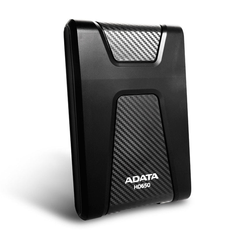 ADATA HD650 1TB Anti-Shock External Hard Drive, Black (AHD650-1TU31-CBK) 1 TB