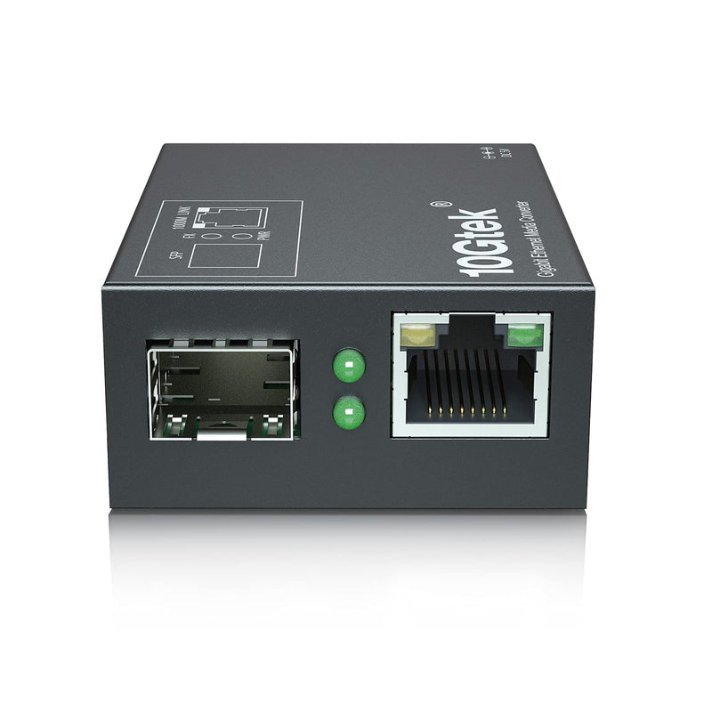 A Pair, Mini GE Media Converter SFP Slot, with a Pair 1.25G SFP Module, 20 km Bidi Single-Mode Single LC, 20km Mini size