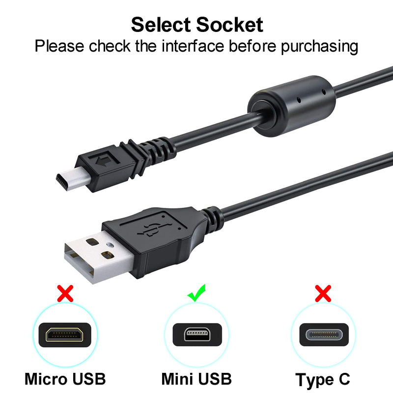 UC-E6 USB Cable for Nikon CoolPix S4000 S3000 S3300 S3700 S6500 S3500 S6600 S6300, P100 P530, Compatible with Nikon Digital SLR DSLR D3300 D750 D5300 D7200 D3200 (3.3ft) 1M