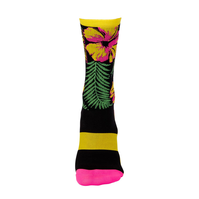 O'Neal Men's MTB Performance Sock Island 10-12 Pink/Green/Yellow