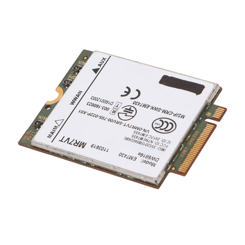 4G LTE Network Card, UMTS HSDPA HSPA+ LTE Computer Network Module M.2 Interface, 300Mbps Plug and Play, for for 7280 7285 7290 7389 7390 7480 7490 E7470