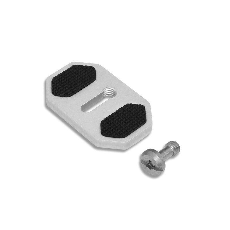 Silence Corner Atoll Heightening Plate - Silver - Pro Accessory for Mounting More Compact Camera Bodies to Atoll Rotating Collar - Compatible with All Models (S/C/D) - Height Extension Mount