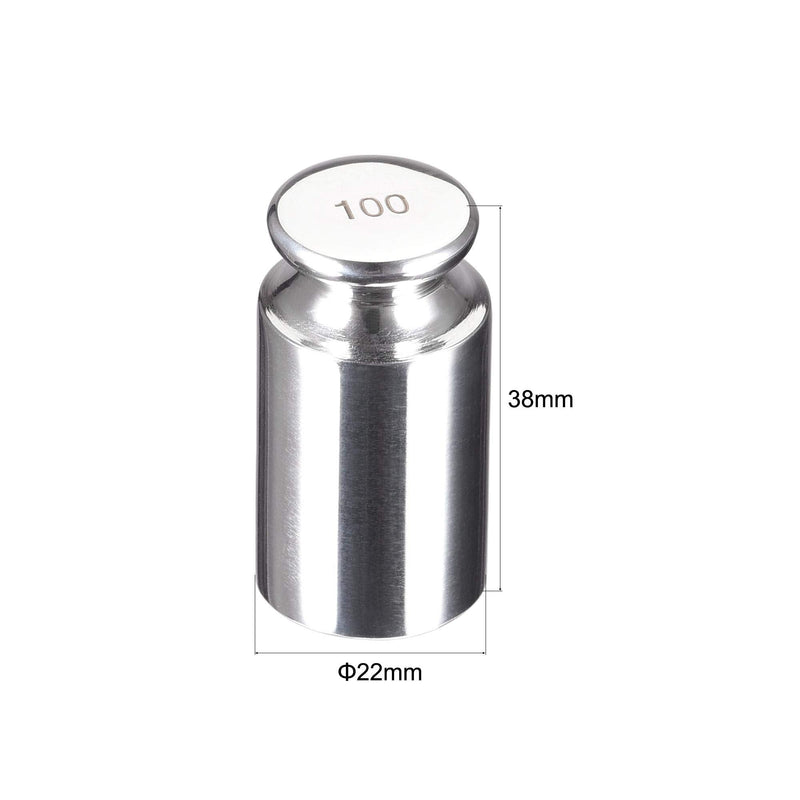 sourcing map gram calibration weight 100g F1 precision stainless steel for digital scales