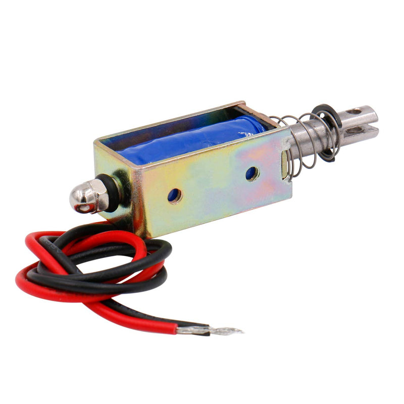Heschen Electromagnet Magnet HS-0530B DC6V 5N 10mm Stroke Push Pull Type Open Frame
