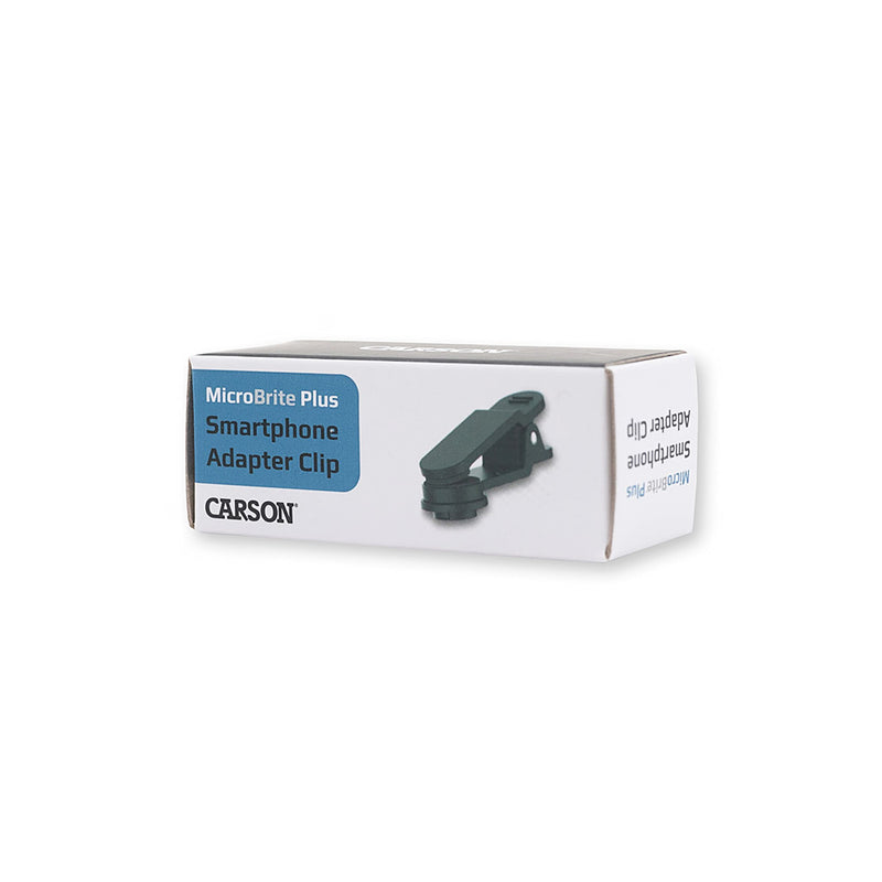 Carson Smartphone Digiscoping Adapter Clip for MicroBrite Plus 60x-120x LED Lighted Pocket Microscope with CarsonCam Phone App Converts into Powerful Handheld Digital Microscope (MM-310) 1 Smartphone Clip (MM-310)