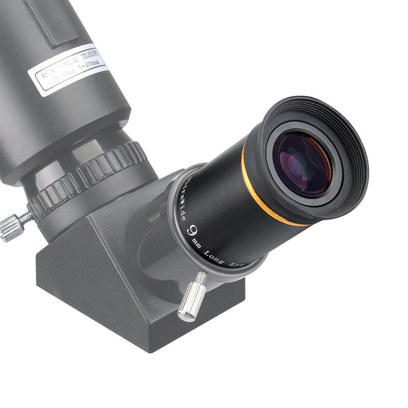 SVBONY Telescope Eyepiece Fully Mutil Coated 1.25 inches Telescope Accessories Set 66 Degree Ultra Wide Angle HD 9mm for Astronomy Telescope