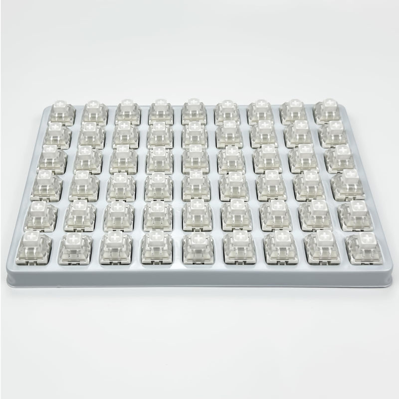 Kailh Box White Mechanical Keyboard Switches,3-Pin 45gf Clicky/Speed Typing/Gaming/Waterproof Switches(108Pcs,Kailh Box White) 108pcs