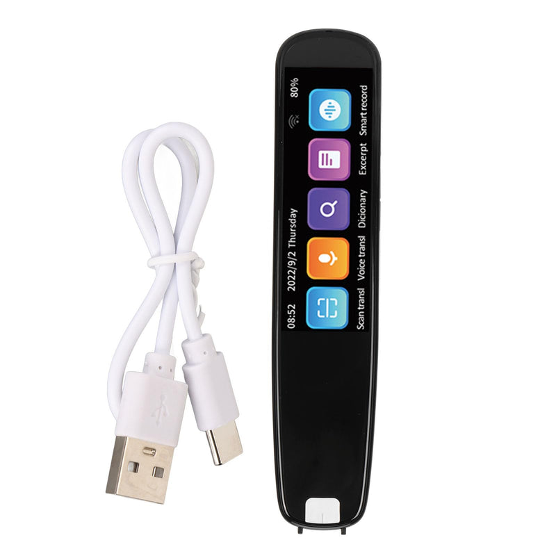 Pen Scanner, OCR Digital Highlighter Reading Pen with 2MP HD WiFi 134 Language, Smart Scan Language Voice Translator Device for Language Learner Students Business Dyslexia