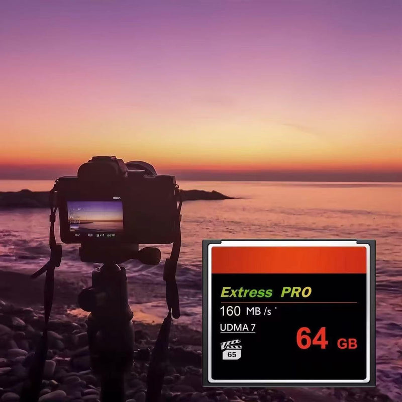 64GB UDMA Speed Up to 160MB/s Camera CF Card.for Professional Photographer Enthusiast