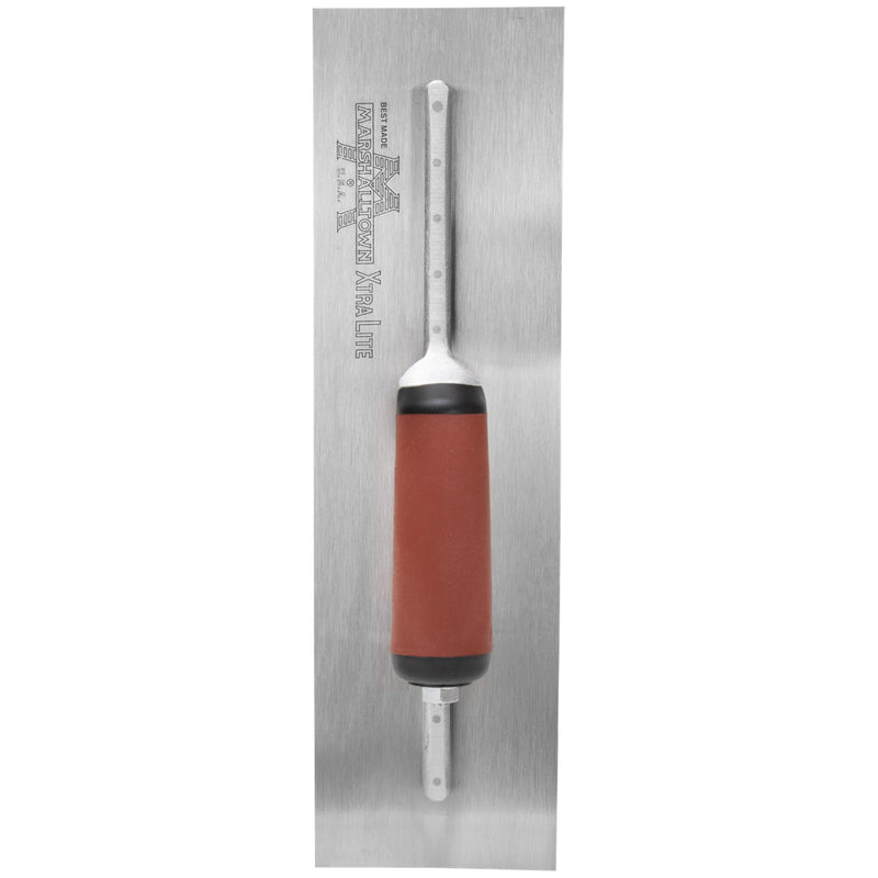 MARSHALLTOWN High Carbon Steel Finishing Trowel, 4 x 14 Inch Concrete, Masonry and Drywall Finishing Tool, Assembled in USA, MXS57D 3 x 14 Inch