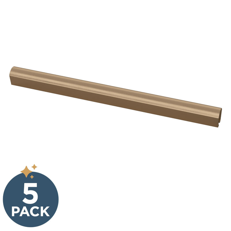 Franklin Brass 5 Pack Champagne Bronze Gold Cabinet Handles Adjustable Drawer Pulls for Kitchen Cabinet Knobs Dressers and Cupboards Fits 2 to 8-13/16 inch (51–224mm) Hole Center | Adjusta-Pull™ 2 inch to 8-13/16 inch (51-224 mm)
