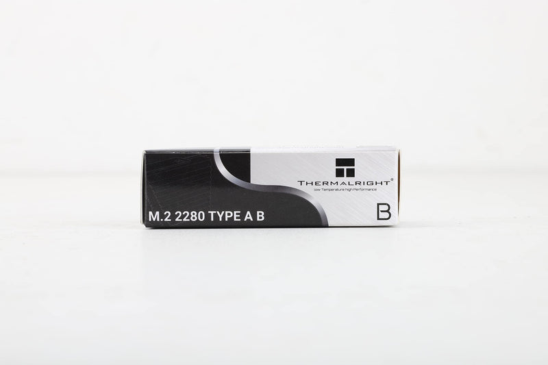 Thermalright TR-M. 2 2280 TYPE AB 2280 heatsink for SSD cooling M.2 2280 heatsink, aluminum, with 2 thermal conductivity, desktop high performance SSD cooler, black TR-M.2 2280 TYPE AB