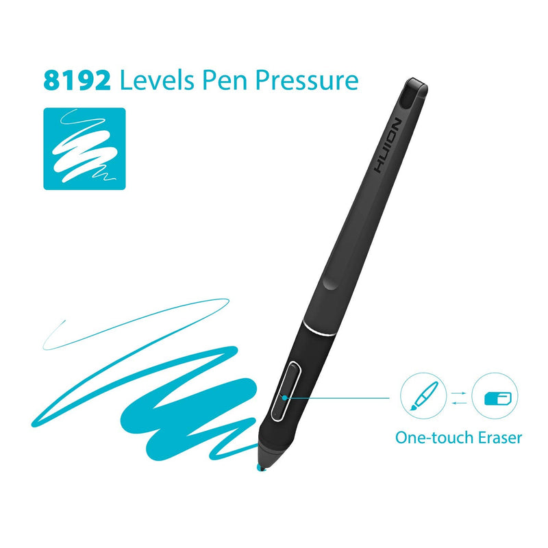 HUION PW507 Battery-Free Stylus for Huion Kamvas PRO 12, Kamvas PRO 13,Kamvas Pro 16, Kamvas 16 and Kamvas 20 Graphics Drawing Monitor