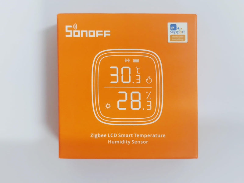 SONOFF Zigbee Temperature and Humidity Sensor, SNZB-02D Pack of 2 Zigbee LCD Smart Thermometer Hygrometer Sensor, Zigbee Hub Required, Compatible with Alexa/Google Home/Home Assistant