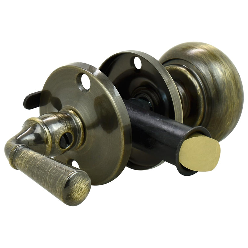 Nuk3y Storm Series Solid Brass Screen Storm Door Latch (Antique Brass) Antique Brass
